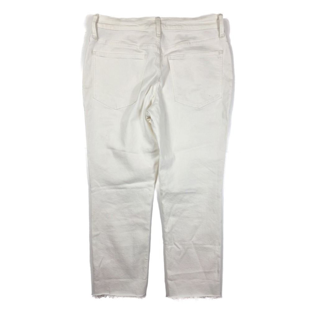 Madewell White Raw Hem "The Perfect Vintage Jeans" Women's Petite Size 31 NWOT - Picture 2 of 8
